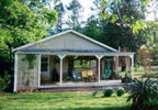 Steele, Alabama (AL) Bed and Breakfast: Cove Cottage, at the base of historic Chandler Mountain, offers a beautiful spot to relax, or can be your base for antiquing, bicycling, rock-climbing or motor sports. Provides a room in the main house or a two-bedroom cottage.  Full breakfast is included.