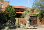 Desert Trails Bed & Breakfast, in Tucson Arizona, is an adobe hacienda-style home situated on three acres in the shadow of the Rincon mountains. 