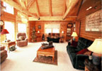 Manhattan, Kansas (KS) Bed & Breakfast: Two guestrooms are very private with king beds plus a double in The Woodlands. A king plus a single are available in Americana. Both rooms have private baths. We also have a spacious family suite. Our barn is available for parties of 150, for family reunions, birthdays and office meetings with a rustic flair.