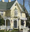 The Inn at Woodhaven located in Louisville, Kentucky is a Gothic Revival home built in 1853, a Carriage House and a Cottage.