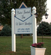 Bardstown, Kentucky (KY) Bed & Breakfast: For your comfort our rooms are furnished with a king bed, recliner or settee, mini-fridge, microwave, and cable TV/DVD.  If you want to watch a movie, you are invited to select one from our collection of approximately 1,000 DVDs. We offer you the indulgence of breakfast served in the privacy of your room or our lovely dining room.