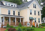 Southwest Harbor, Maine (ME) Bed & Breakfast: The spacious rooms have harbor views, full or partial, - where you will see the activity of a working harbor. The Inn has two luxury rooms with spectacular harbor views, living room areas, and fireplace. Every room has a private bath. Each room is also furnished with ceiling fans, individual heat controls, and queen-sized beds. There is a cable TV, and telephone in every room with VCR's in the suites. The Inn offers a 3 course Gourmet breakfast every day.