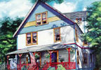 The Maples Inn, an intimate turn-of-the-century inn, offers tranquility in a quiet neighborhood of Bar Harbor, Maine.