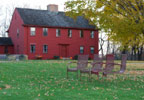 Welch, Minnesota Bed & Breakfast: A charming colonial New England-style home furnished with 200-year-old antiques. Features romantic guest rooms, some with fireplace, canopy bed, whirlpool, steam shower. Minutes from historic Red Wing, Welch Village and Cannon Valley Trail. Near unique shopping and antiquing.