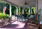 Hendersonville, North Carolina Bed and Breakfast: Killarney House Inn, an 1853 rock house with an inviting 1100 square foot front porch, is located in the Hyman Heights Historic District. When you enter this house we want you to feel that it is your own home.