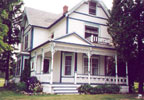 Newfield, New York Bed & Breakfast: 1883 Queen Anne Victorian farm offering five well appointed guestrooms with queen beds and private baths starting at $95 per night.  Come experience the peace and tranquility that only a stay in the country can bring. Come see why Noble House Farm is an inviting place to escape to, a home away from home, and a place to feel at peace with the warmth of friends.