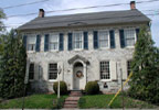 Bath, Pennsylvania (PA) Bed & Breakfast: Pamper yourself with a canopy bed, wood-burning fireplace, marble bath and antique furnishings. The building is on the National Register of Historic Places and was built in 1804 by Daniel Steckel. It is centrally located in eastern Pennsylvania in Bath's Historic District near many famous attractions.