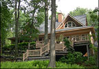 East Stroudsburg, Pennsylvania (PA) Bed & Breakfast: Santosha in the Ridge, overlooking the Delaware River Valley, is a hidden treasure surrounded by nature in all its glory. It is a quiet place to unwind where you can learn how to reconnect your mind, body and spirit through yoga. With just three rooms available for accommodations, exclusivity and privacy are key elements of your relaxing getaway. Include a yoga lesson in the morning before an organic breakfast to start your day.